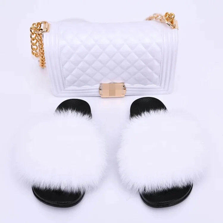 handbag slides and bag set handbags and high quality handbag match fox fur slides purse set 2021, Customized color
handbag slides and bag set handbags and high quality handbag match fox fur slides purse set 2021, Customized color