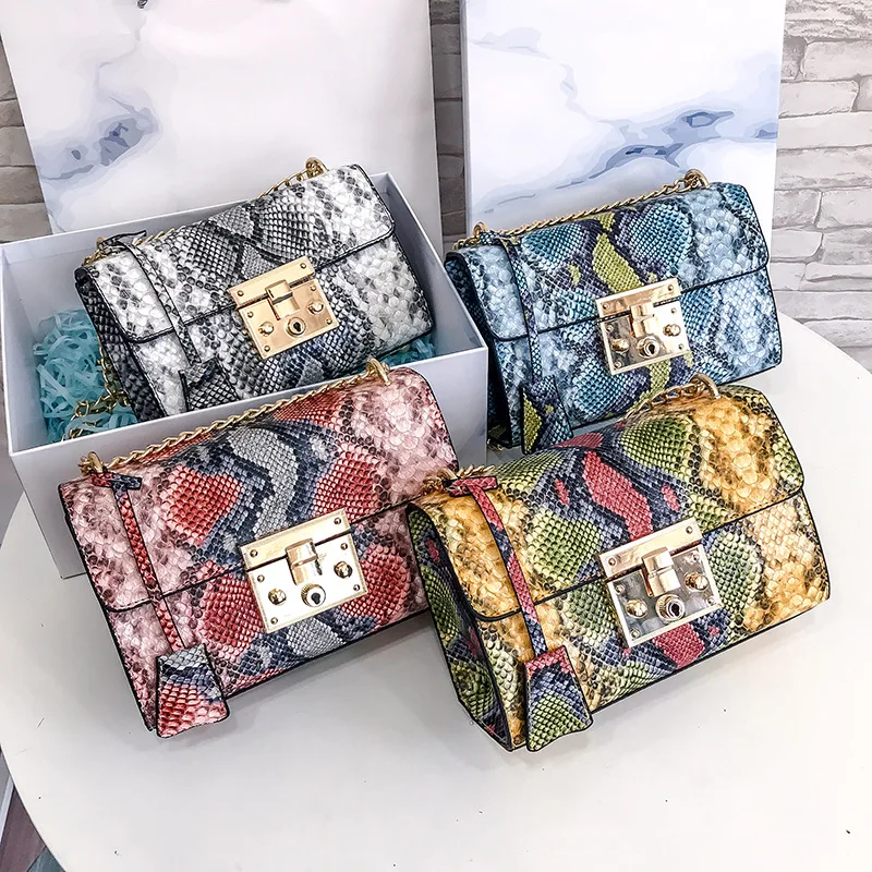 New Arrival Snake Skin Pattern Fashion Pu Leather Women Crossbody Bag Serpentine Casual Tote Shoulder Handbag
New Arrival Snake Skin Pattern Fashion Pu Leather Women Crossbody Bag Serpentine Casual Tote Shoulder Handbag