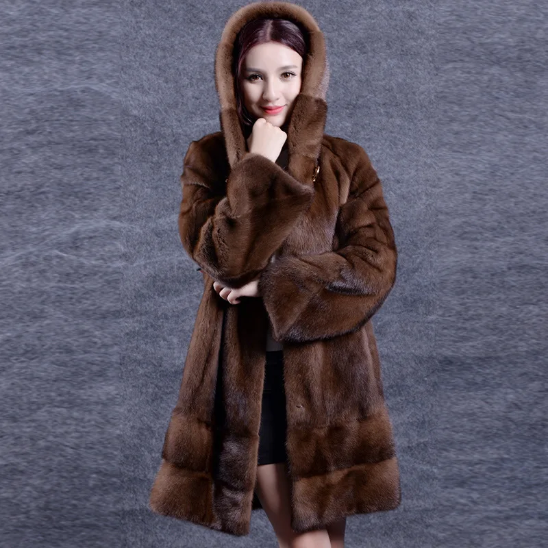 All-match trendy whole mink fur coat mid-length hooded faux fur coat fashion warm windbreaker women
All-match trendy whole mink fur coat mid-length hooded faux fur coat fashion warm windbreaker women