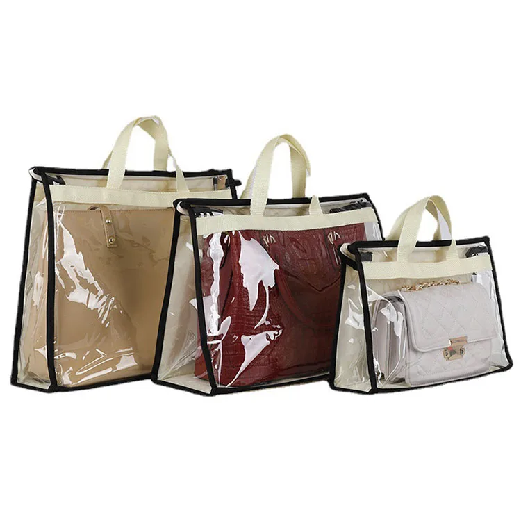 Amazon Hot Sale Moisture-Proof Organizer Bags Storage Holder Transparent Hanging Purse Handbag Organizer Dust Bags, White
Amazon Hot Sale Moisture-Proof Organizer Bags Storage Holder Transparent Hanging Purse Handbag Organizer Dust Bags, White