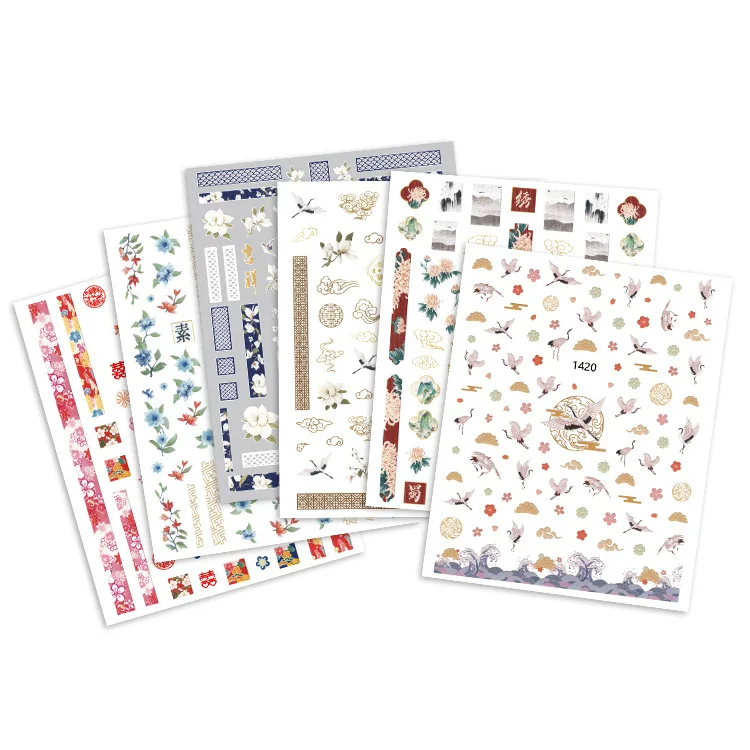 joyful 1415-1420 New painting national style nail Decal Red Crowned Crane / peony / Antique wedding nail Decal patch decoration, As pictures show
joyful 1415-1420 New painting national style nail Decal Red Crowned Crane / peony / Antique wedding nail Decal patch decoration, As pictures show
