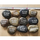 Stone Engraved Pebbles Wholesale Polished Engraved Stone For Decoration