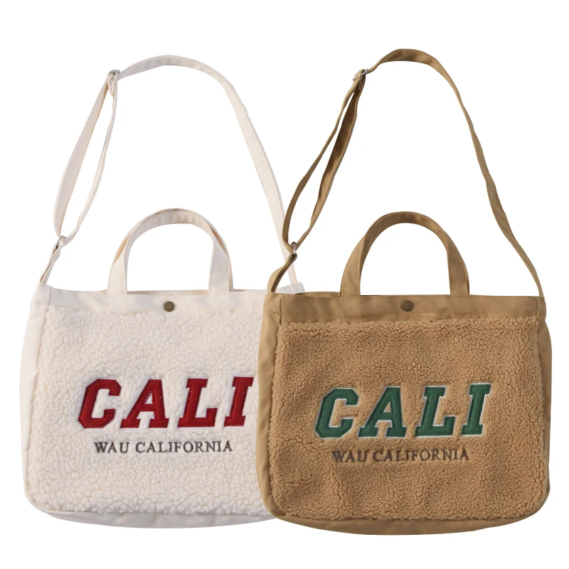 Lamb Wool Soft Bag Wholesale Bags Canvas Custom Printed Logo Tote Shoulder Bag, White, brown, etc
Lamb Wool Soft Bag Wholesale Bags Canvas Custom Printed Logo Tote Shoulder Bag, White, brown, etc