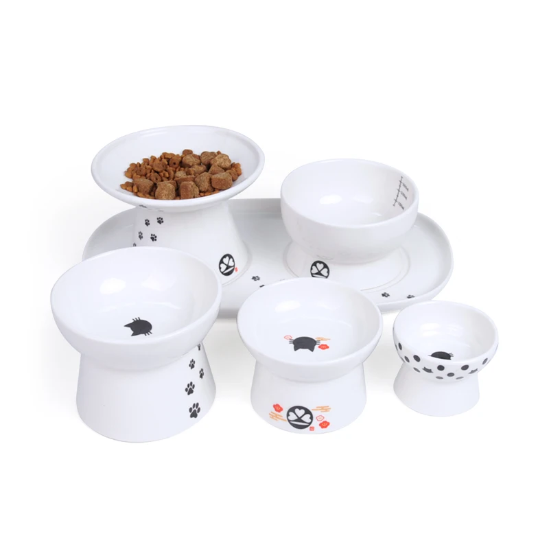 Japanese-style ceramic bowls for protecting cervical vertebrae with high feet Cats&dogs drink water and feed ceramic pet bowls
Japanese-style ceramic bowls for protecting cervical vertebrae with high feet Cats&dogs drink water and feed ceramic pet bowls