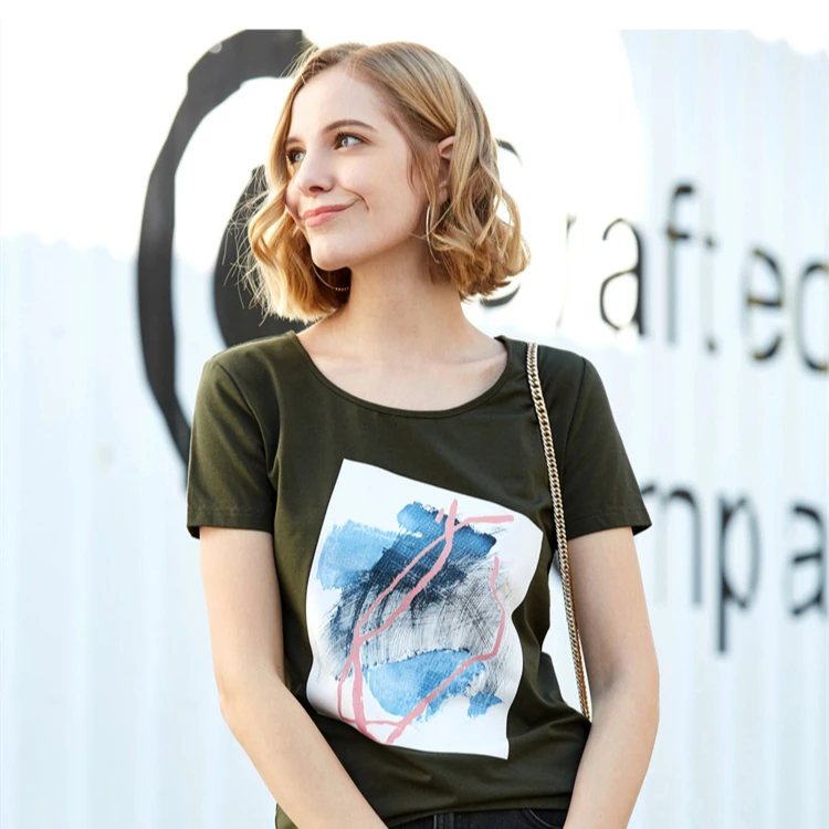 2021 Women's Casual O-neck Short Sleeve Letter Print Fitted Summer Women's Top T-shirt
2021 Women's Casual O-neck Short Sleeve Letter Print Fitted Summer Women's Top T-shirt