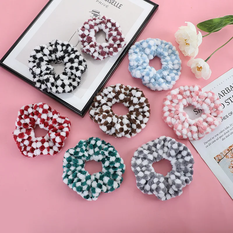 Jachon high stretch colourful hair-binding cord new flowery plush colonic hair ring simple hair accessories for women, As picture
Jachon high stretch colourful hair-binding cord new flowery plush colonic hair ring simple hair accessories for women, As picture