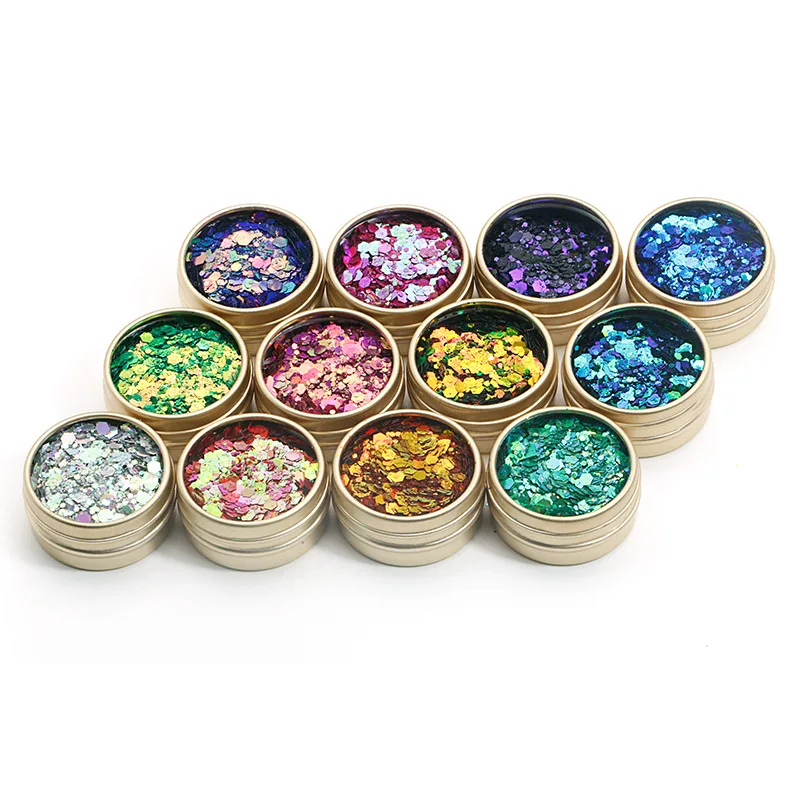 Mixed Color Changing Chunky Nail Glitter For Body Face Hair Make Up Manicure, Multi color
Mixed Color Changing Chunky Nail Glitter For Body Face Hair Make Up Manicure, Multi color