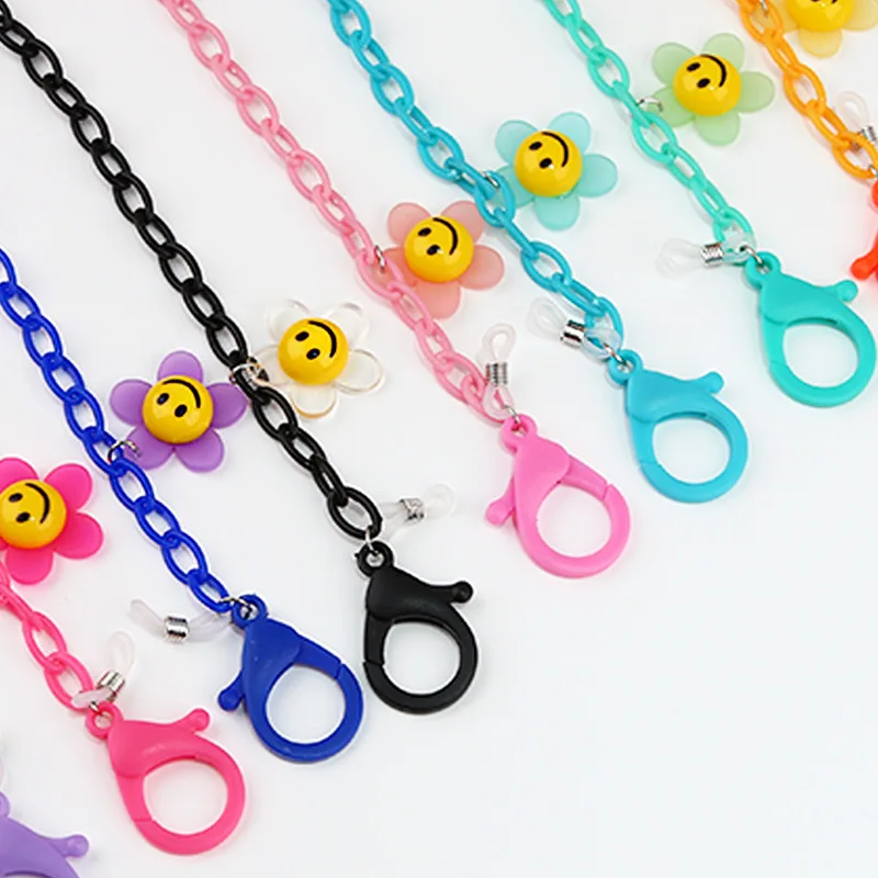 Acrylic smiling face hanging rope custom masking chain cartoon children's glasses chain anti loss chains for masking, Pictures show
Acrylic smiling face hanging rope custom masking chain cartoon children's glasses chain anti loss chains for masking, Pictures show