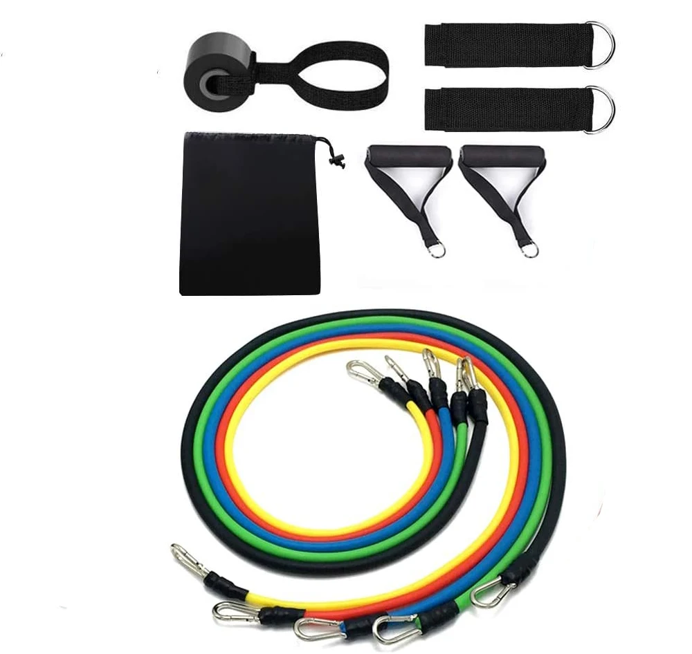 Resistance Tubes Foam Handles Fitness Resistance Band Set 11pcs LATEX Tube Door Ankor Gym Home Use Factory Direct Sale
Resistance Tubes Foam Handles Fitness Resistance Band Set 11pcs LATEX Tube Door Ankor Gym Home Use Factory Direct Sale