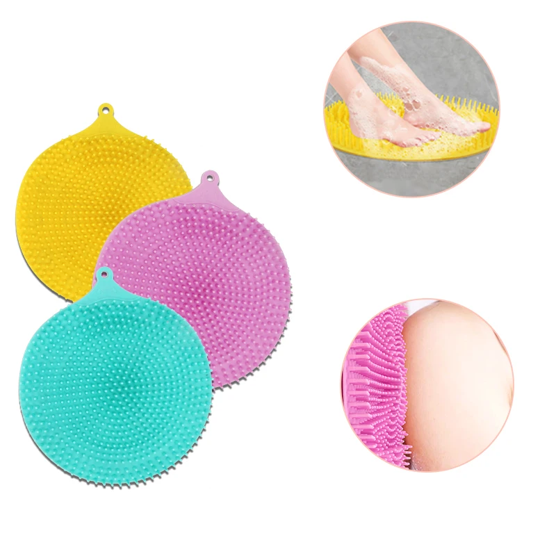 Wholesale Silicone Foot Body Bath Scrubber Brush Massager Cleaner for Shower Floor with Suction Cup Hot sale products, Customized color
Wholesale Silicone Foot Body Bath Scrubber Brush Massager Cleaner for Shower Floor with Suction Cup Hot sale products, Customized color