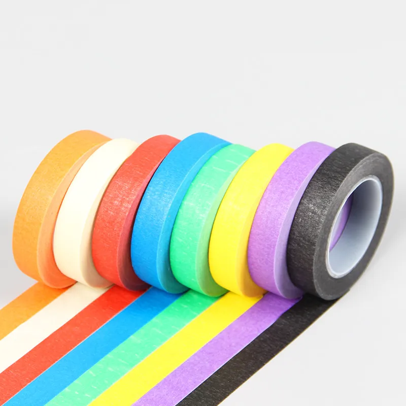Free Sample LOW MOQ UV Resistance 24mm/36mm/50mm Decoration Masking Paper Washi Tape Custom Printed