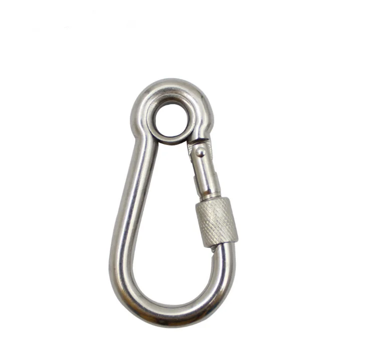 Stainless steel 304 snap hook with screw DIN5299 From D
Stainless steel 304 snap hook with screw DIN5299 From D