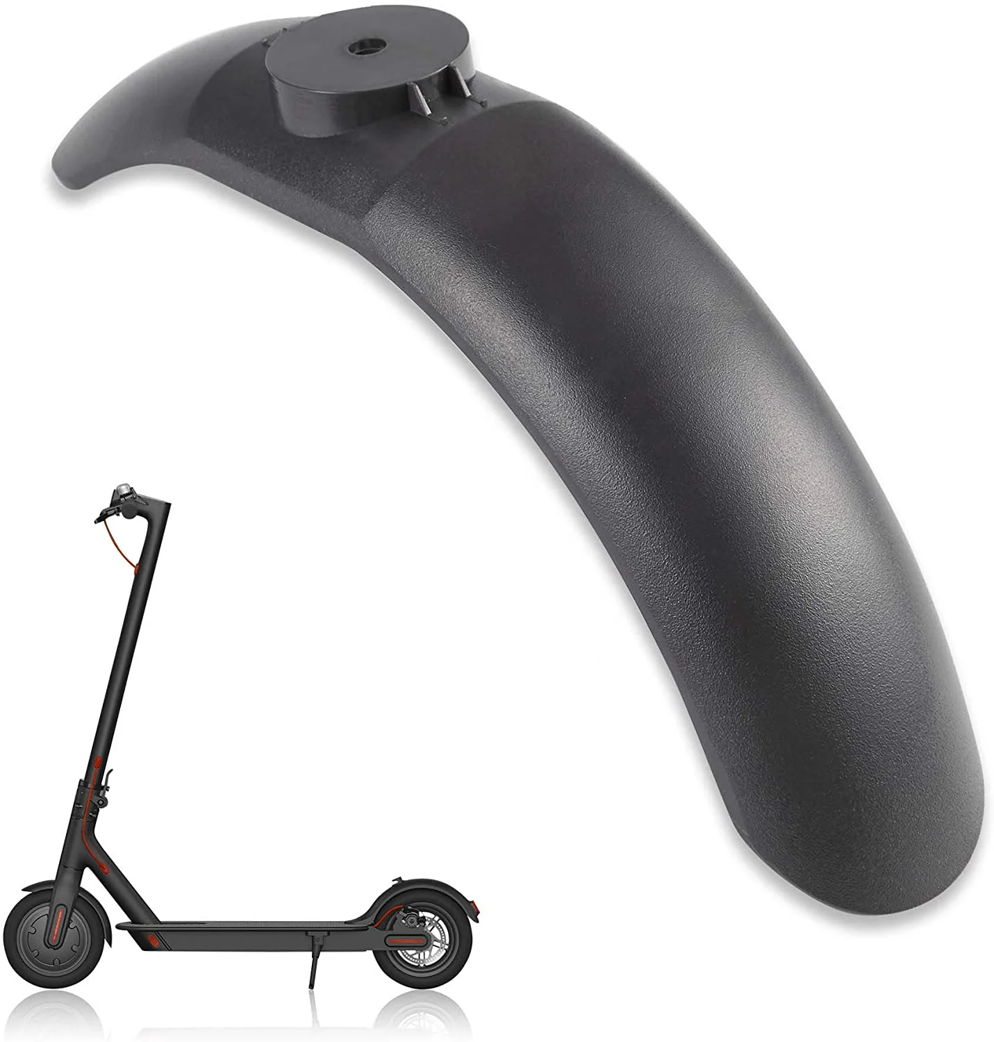 Scooter Front Fender Front Mudguard Replacement Accessory Part for Xiaomi Mijia M365 Electric Scooter, Black/white
Scooter Front Fender Front Mudguard Replacement Accessory Part for Xiaomi Mijia M365 Electric Scooter, Black/white
