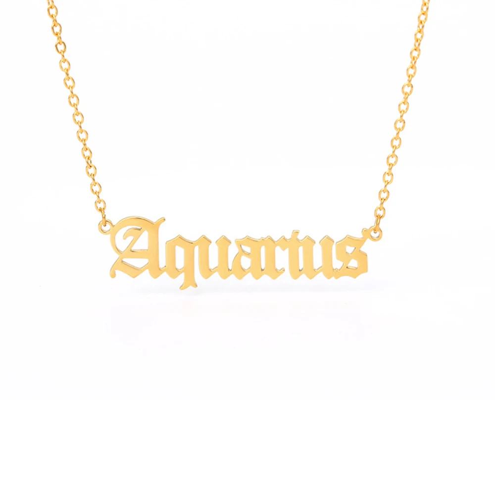 Custom Pendentif Signe Astrologique Zodiac Sign Necklace 316L Stainless Steel Zodiac Jewelry Fashion Necklace 2020 Trendy
Custom Pendentif Signe Astrologique Zodiac Sign Necklace 316L Stainless Steel Zodiac Jewelry Fashion Necklace 2020 Trendy