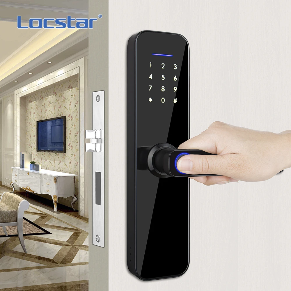 Locstar New Product Home Smart Door Lock Factory Contactless Tuya Password Waterproof Fingerprint Door Lock
Locstar New Product Home Smart Door Lock Factory Contactless Tuya Password Waterproof Fingerprint Door Lock