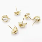 ly00190*Wholesale fashion natural freshwater pearl ear stud accessories jewelry