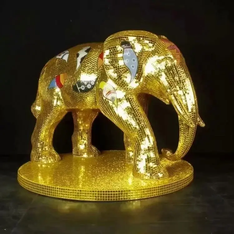 Usine Directe Sculpture D'éléphant En Céramique Pour La Décoration Intérieure
