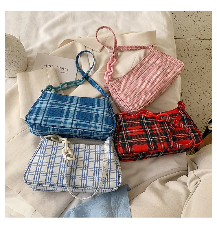 Autumn 2020 Retro Plaid Shoulder bag for Girls Popular Handbags Underarm bag Women bags crossbody, 4 colors
Autumn 2020 Retro Plaid Shoulder bag for Girls Popular Handbags Underarm bag Women bags crossbody, 4 colors