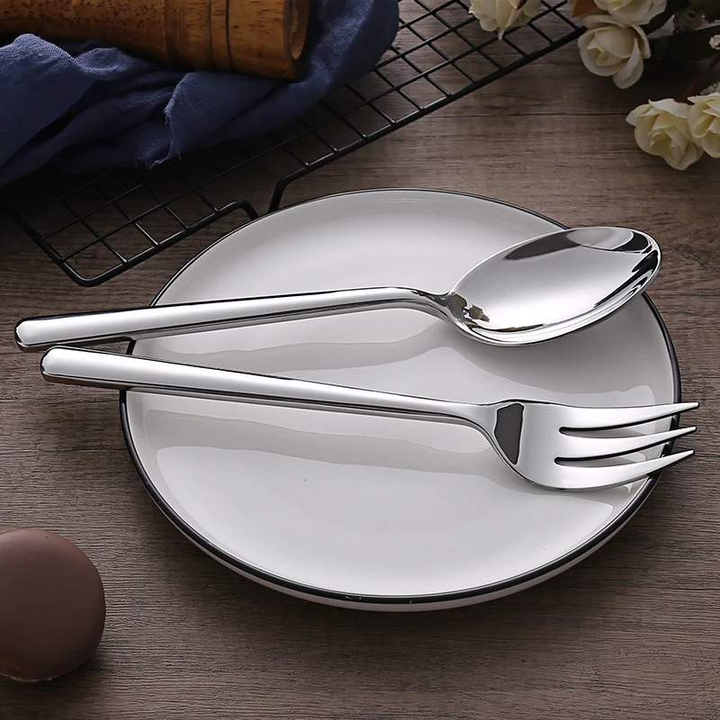 High quality Mirror Polish 304 stainless steel serving spoon and fork hotel restaurant big spoon heavy spoon
High quality Mirror Polish 304 stainless steel serving spoon and fork hotel restaurant big spoon heavy spoon