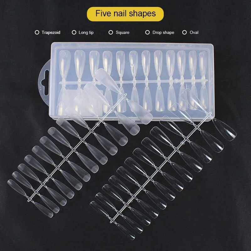 MIYOCA Hign Quality Transparent Coffin Press On Nails Long Nail Froste Tips Private Label Acrylic Fasle Nails Clear Wholesale
MIYOCA Hign Quality Transparent Coffin Press On Nails Long Nail Froste Tips Private Label Acrylic Fasle Nails Clear Wholesale