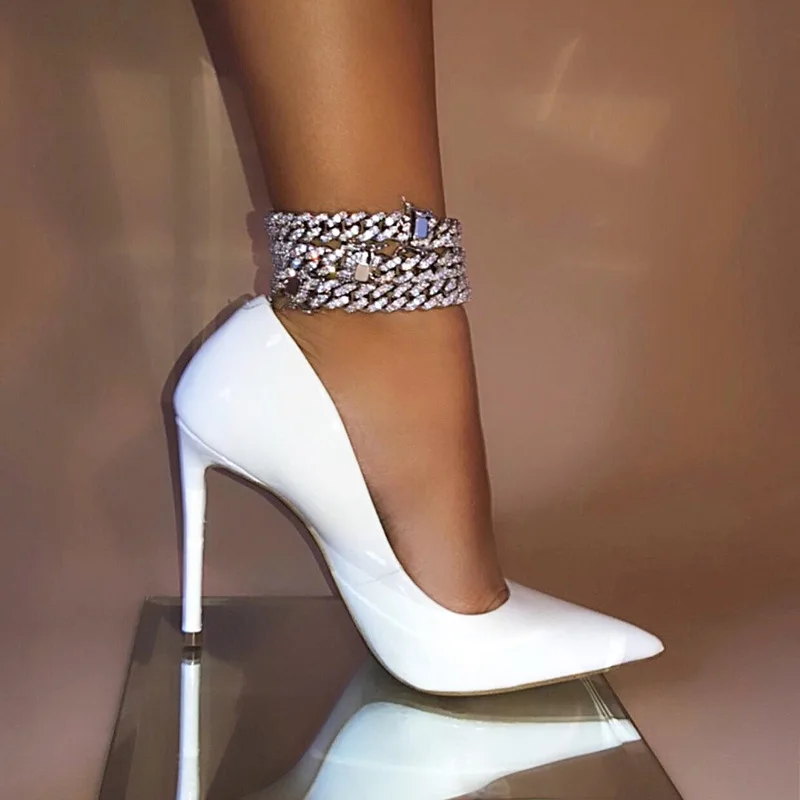 Iced Out Jewelry BodySilver Bracelet 14 K Gold Plated Chains Diamond Cuban Link Chain Feet Anklet Wholesale, Gold/silver/pink
Iced Out Jewelry BodySilver Bracelet 14 K Gold Plated Chains Diamond Cuban Link Chain Feet Anklet Wholesale, Gold/silver/pink