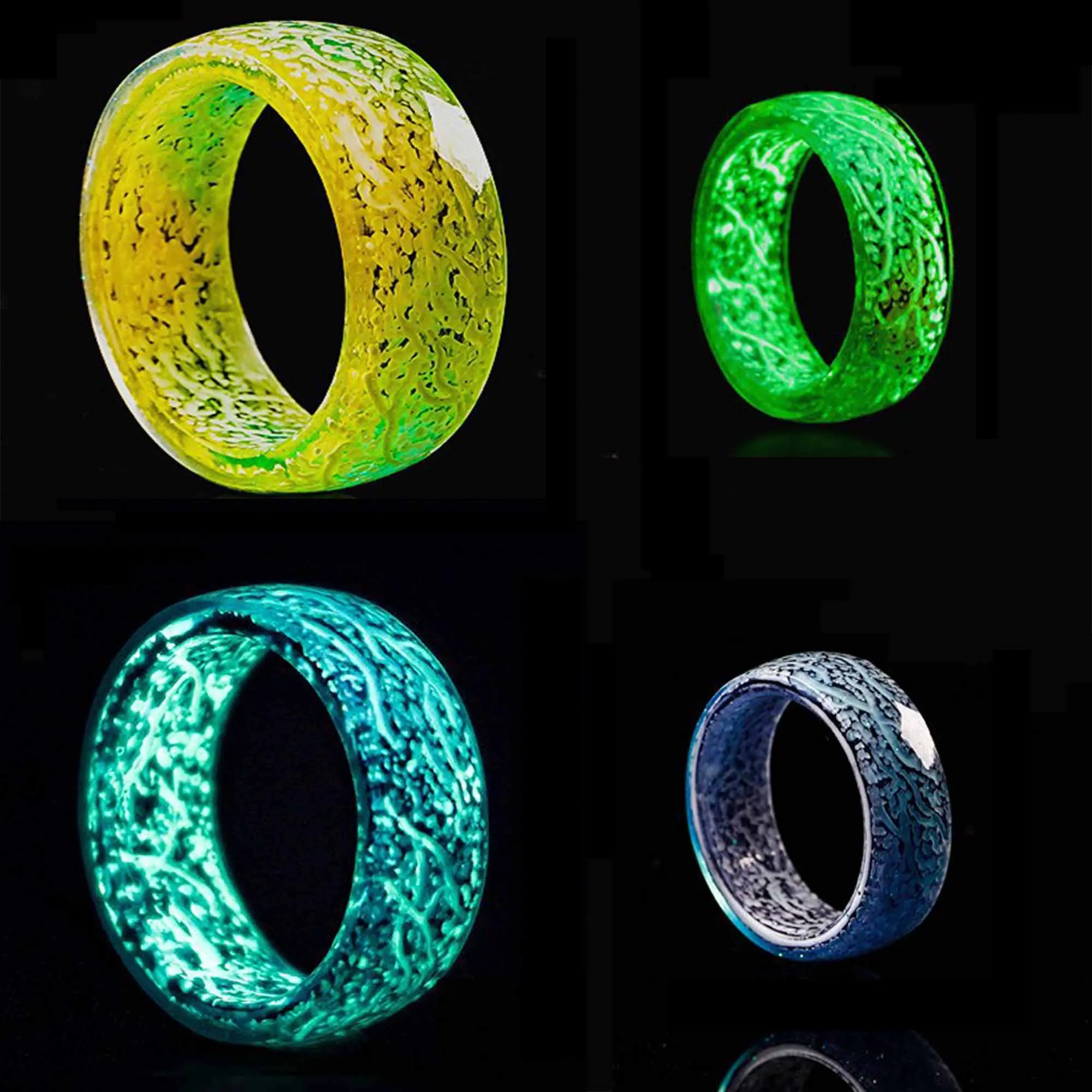 INS Club Fashion Resin Cool Punk Party Wood Grain Luminous Ring Jewelry Glow In The Dark Ring Gift for Men Women
INS Club Fashion Resin Cool Punk Party Wood Grain Luminous Ring Jewelry Glow In The Dark Ring Gift for Men Women