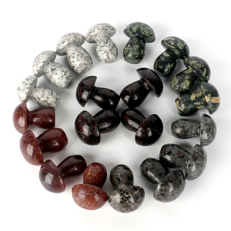 Wholesale Natural Hand Carved Quartz Crystal Gemstones Crafts large crystal Mushroom for Dor
Wholesale Natural Hand Carved Quartz Crystal Gemstones Crafts large crystal Mushroom for Dor