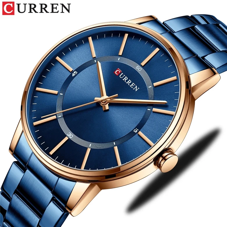 CURREN Simple Thin Quartz Watches for Men Classic Business Stainless Steel Clock Relogio Masculino
CURREN Simple Thin Quartz Watches for Men Classic Business Stainless Steel Clock Relogio Masculino