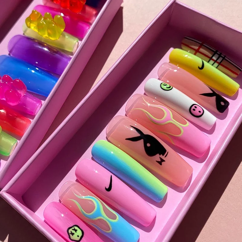 24 pcs/box Packaging Nail Suppliers Artificial Fingernails Press On Nail Luxury Customized Packaging Box
24 pcs/box Packaging Nail Suppliers Artificial Fingernails Press On Nail Luxury Customized Packaging Box