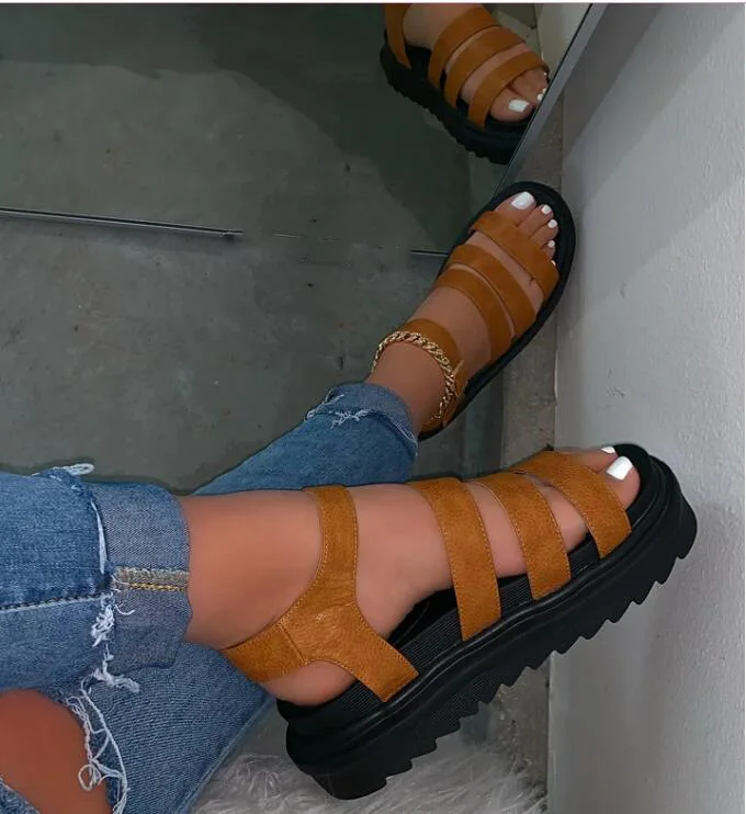 European and American hot sale women's platform shoes summer open toe sandals for ladies
European and American hot sale women's platform shoes summer open toe sandals for ladies