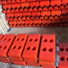 industrial directly supply Milling machine polyurethane track shoe Shock absorption protects chassis parts