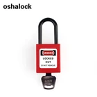 Factory Directly Nylon loto lock out Non-Conductive Safety Padlock with Keyed Alike