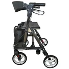 Design Lightweight Rollator German Design High Quality Aluminium Lightweight Walking Aids Rollator Shopping Cart
