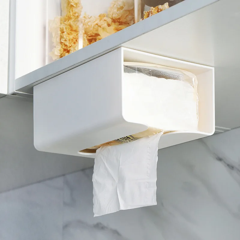 Wall Mounted Self Adhesive Tissue Box Napkin Holder Plastic Garbage Bag Dispenser Storage Rack Kitchen Hanging Organizer, White,black,grey,beige
Wall Mounted Self Adhesive Tissue Box Napkin Holder Plastic Garbage Bag Dispenser Storage Rack Kitchen Hanging Organizer, White,black,grey,beige