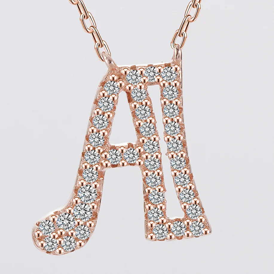 925 Silver Initial Letter A Crystal Fashion Minimalist Pendant Women Letters Charm Necklace
925 Silver Initial Letter A Crystal Fashion Minimalist Pendant Women Letters Charm Necklace