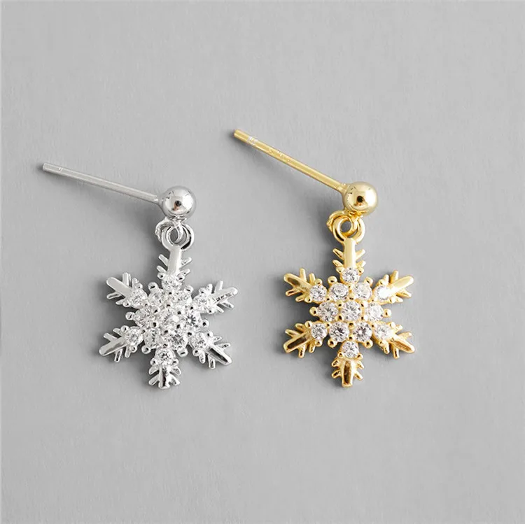 2020 Fashion Gold Plated Korea Earring 925 Silver Zircon Snow Flake Earrings, Picture
2020 Fashion Gold Plated Korea Earring 925 Silver Zircon Snow Flake Earrings, Picture
