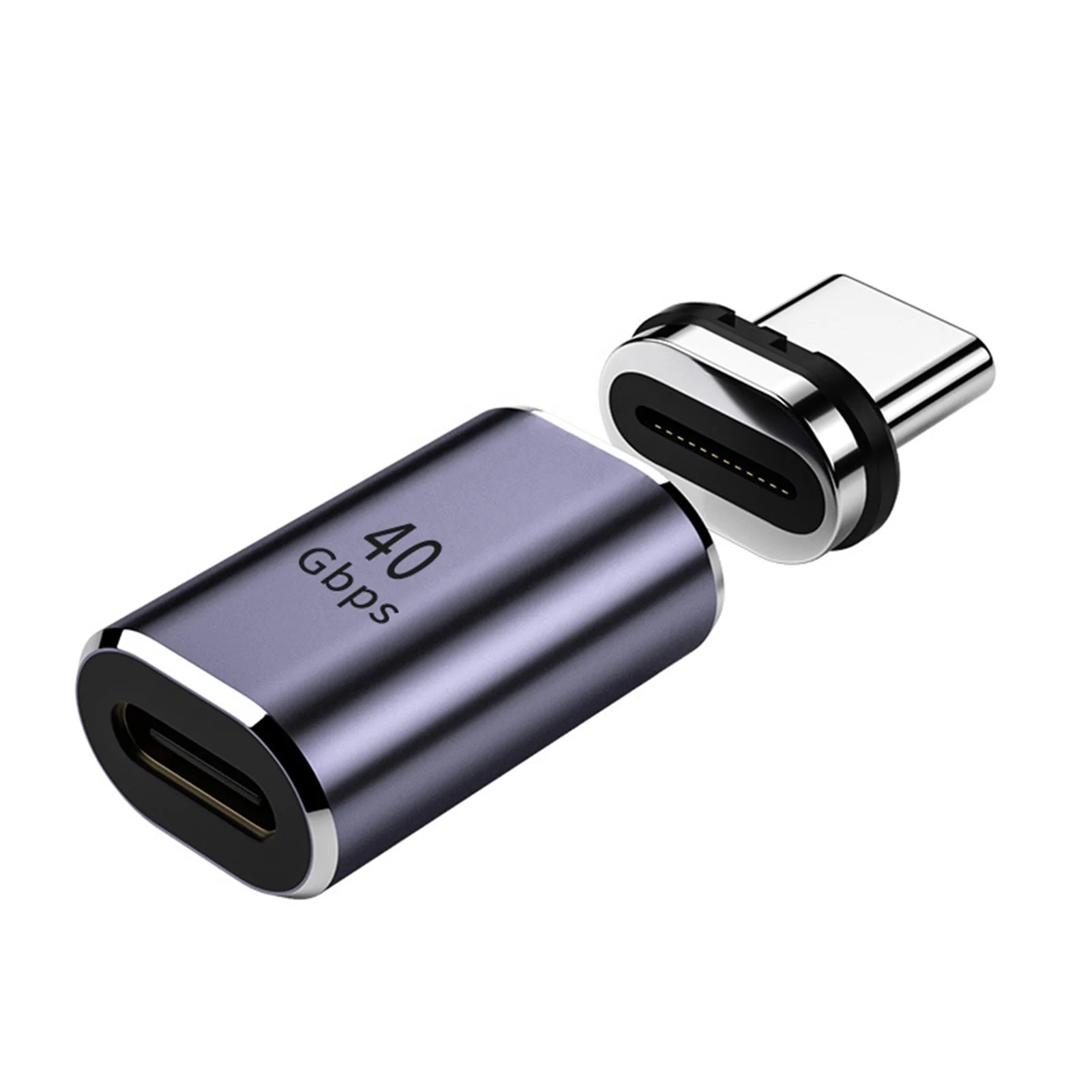 New USB Cable Magnetic Adapter 100W USB 4.0 Type C Magnetic Charger Connector For Phone USB C Device Fast Charging Converter, Black grey
New USB Cable Magnetic Adapter 100W USB 4.0 Type C Magnetic Charger Connector For Phone USB C Device Fast Charging Converter, Black grey
