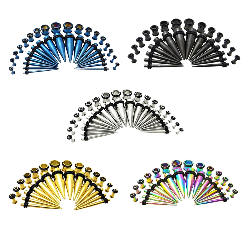 36Pcs/Set Hot Selling 316L Stainless Steel Ear Stretching Taper And Tunnel Plug Starter Kits Body Piercing Jewelry
36Pcs/Set Hot Selling 316L Stainless Steel Ear Stretching Taper And Tunnel Plug Starter Kits Body Piercing Jewelry
