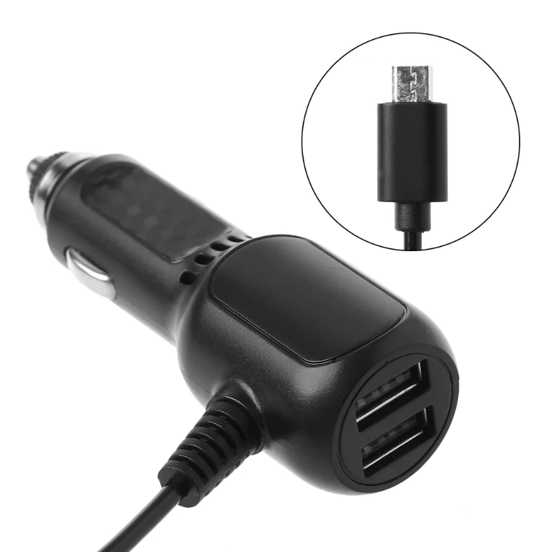 Dual USB With One Micro Connector Fast Charging Car Cigarette Charger Adapter Micro USB Data Cable For Android Phone
Dual USB With One Micro Connector Fast Charging Car Cigarette Charger Adapter Micro USB Data Cable For Android Phone