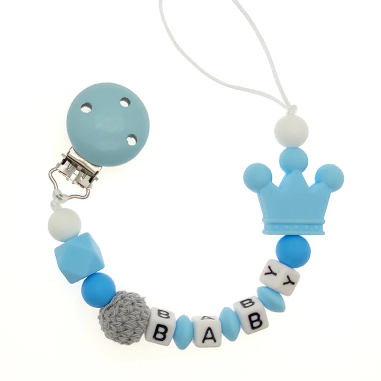 Baby pacifier chain Silicone pacifier chain clip Baby teether anti-drop rope Baby products
Baby pacifier chain Silicone pacifier chain clip Baby teether anti-drop rope Baby products