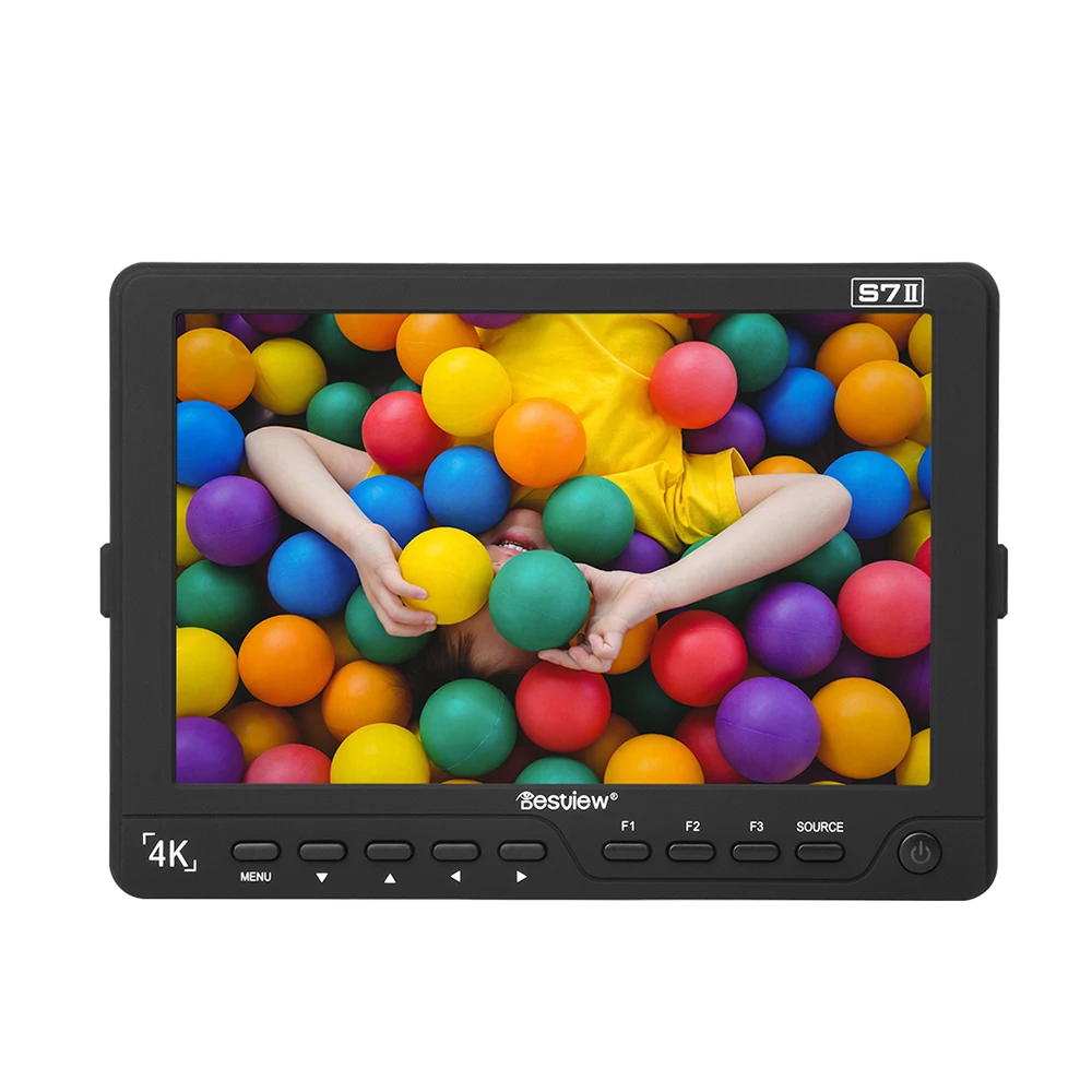 7 Inch Desview S7II DSLR Camera Top Monitor Full HD 1920x1200 with HDMI SDI with Peaking Focus,Zebra, Histogram
7 Inch Desview S7II DSLR Camera Top Monitor Full HD 1920x1200 with HDMI SDI with Peaking Focus,Zebra, Histogram