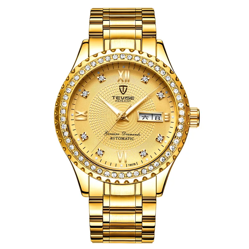 Custom Waterproof Stainless Steel Bracelet Automatic Mechanical Chronograph Luxury Watch For Men, 6 colors
Custom Waterproof Stainless Steel Bracelet Automatic Mechanical Chronograph Luxury Watch For Men, 6 colors