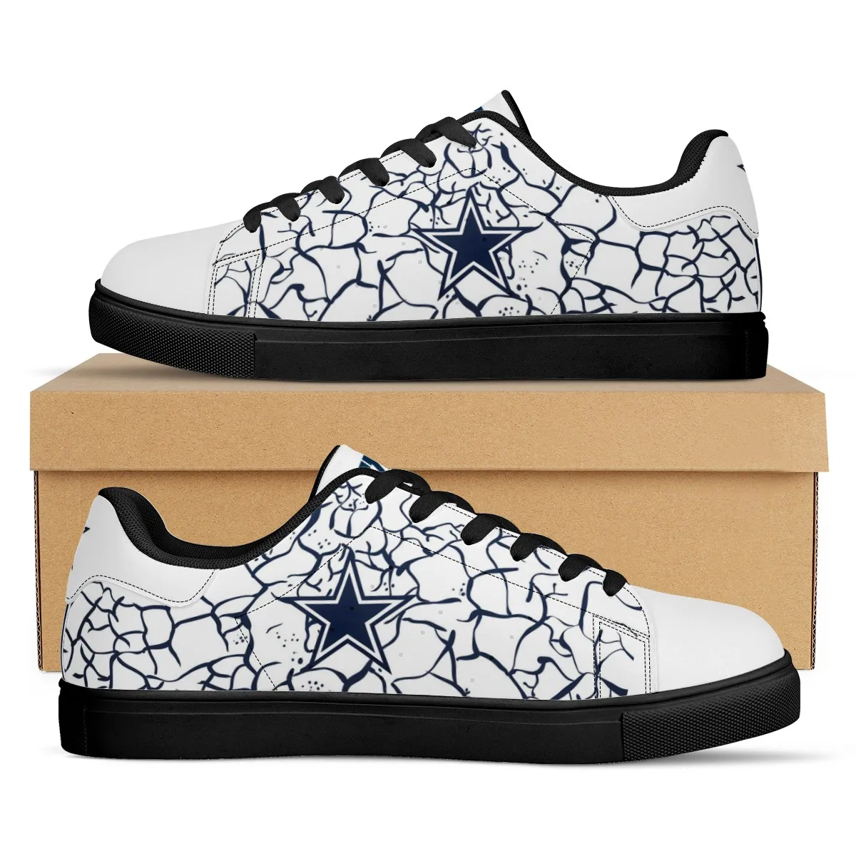 Wholesale NFL Cowboys Custom Print Logo Design Sport shoes Fashion Sport Sneaker Unisex Breathable Football Team Casual Shoes
Wholesale NFL Cowboys Custom Print Logo Design Sport shoes Fashion Sport Sneaker Unisex Breathable Football Team Casual Shoes