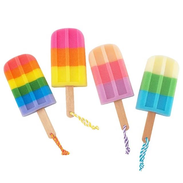 High Quality Cute Ice Cream Shape Body Sponge Brush Body Scrubber Cleaning Pad Bath Item, As pictures
High Quality Cute Ice Cream Shape Body Sponge Brush Body Scrubber Cleaning Pad Bath Item, As pictures