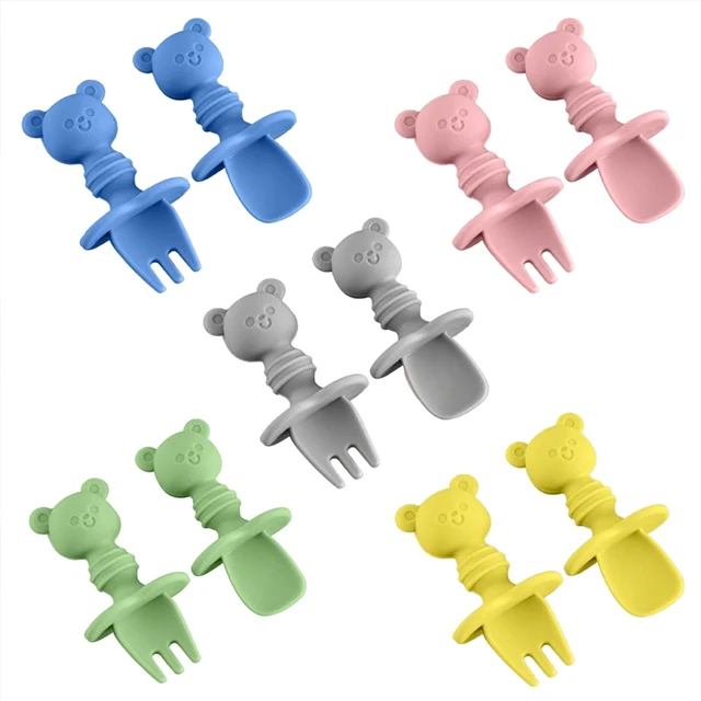 The Fine Quality Baby Spoon Feeding Bottles Sets Silicone Baby Feeding Fork Spoon
The Fine Quality Baby Spoon Feeding Bottles Sets Silicone Baby Feeding Fork Spoon