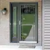 Modern new design residential aluminum internal swing casement flush glass door for villa project