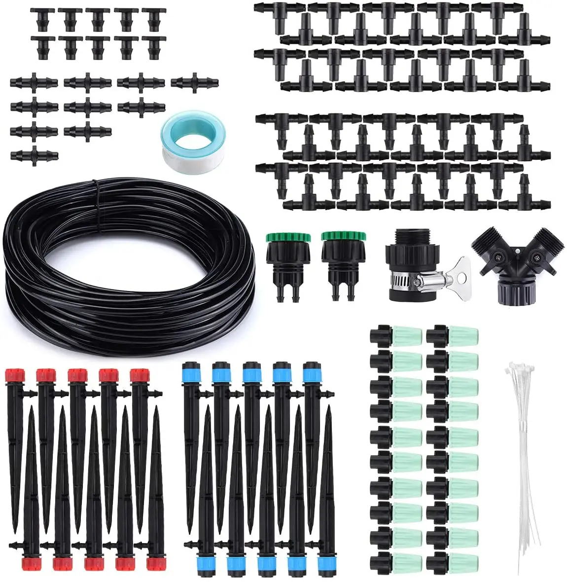 garden greenhouses drip irrigation sprinklers garden water timers slow release spray irrigation system, Black
garden greenhouses drip irrigation sprinklers garden water timers slow release spray irrigation system, Black