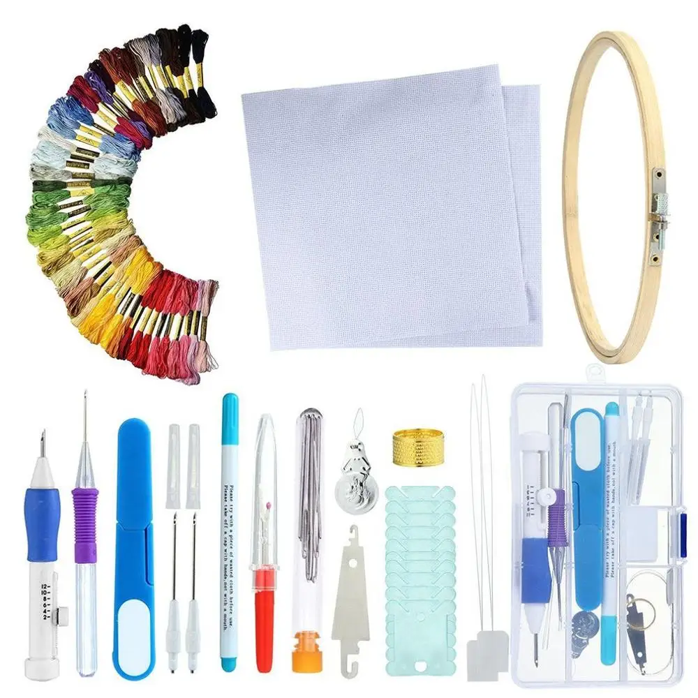 Accessories Punch Needle Diy Embroidery Sets Interchangeable Punch Needle Sewing Practical Magic Embroidery Pen Set, Colorful
Accessories Punch Needle Diy Embroidery Sets Interchangeable Punch Needle Sewing Practical Magic Embroidery Pen Set, Colorful