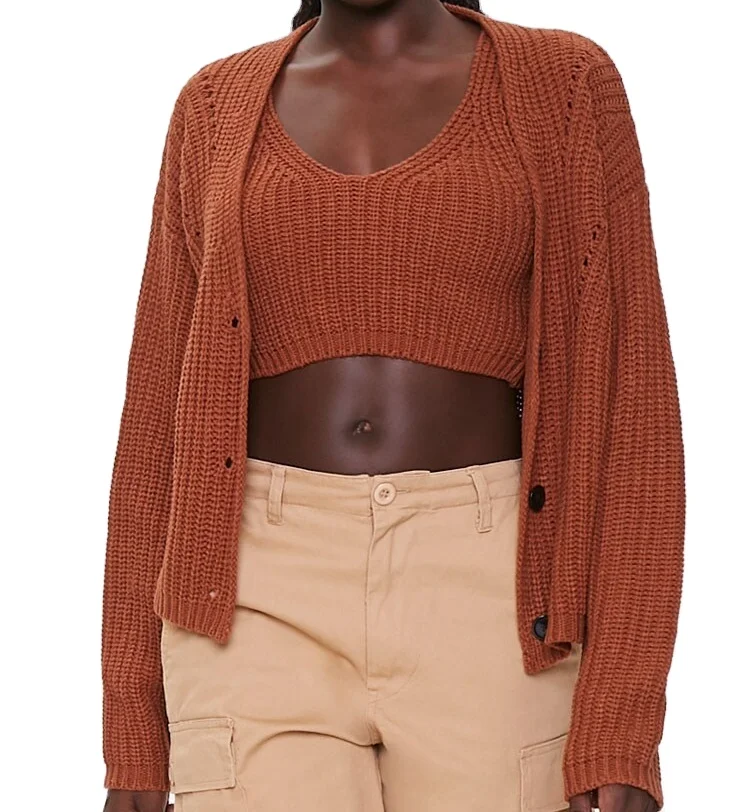 New Fashion Sweater Vest knitted sweater for ladies Sets Women Acrylic Cardigan Competitive Price
New Fashion Sweater Vest knitted sweater for ladies Sets Women Acrylic Cardigan Competitive Price
