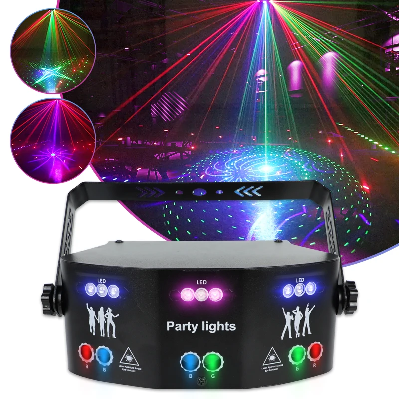 5 eyes 3 in 1 LED New 15 eyes UV strobe and 9 eyes laser beam Stage lights disco DMX512 lighting party show
5 eyes 3 in 1 LED New 15 eyes UV strobe and 9 eyes laser beam Stage lights disco DMX512 lighting party show